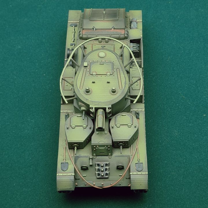 3D Printable Medium tank T-28А (USSR, WW2) + T-28M (Finnish, WW2